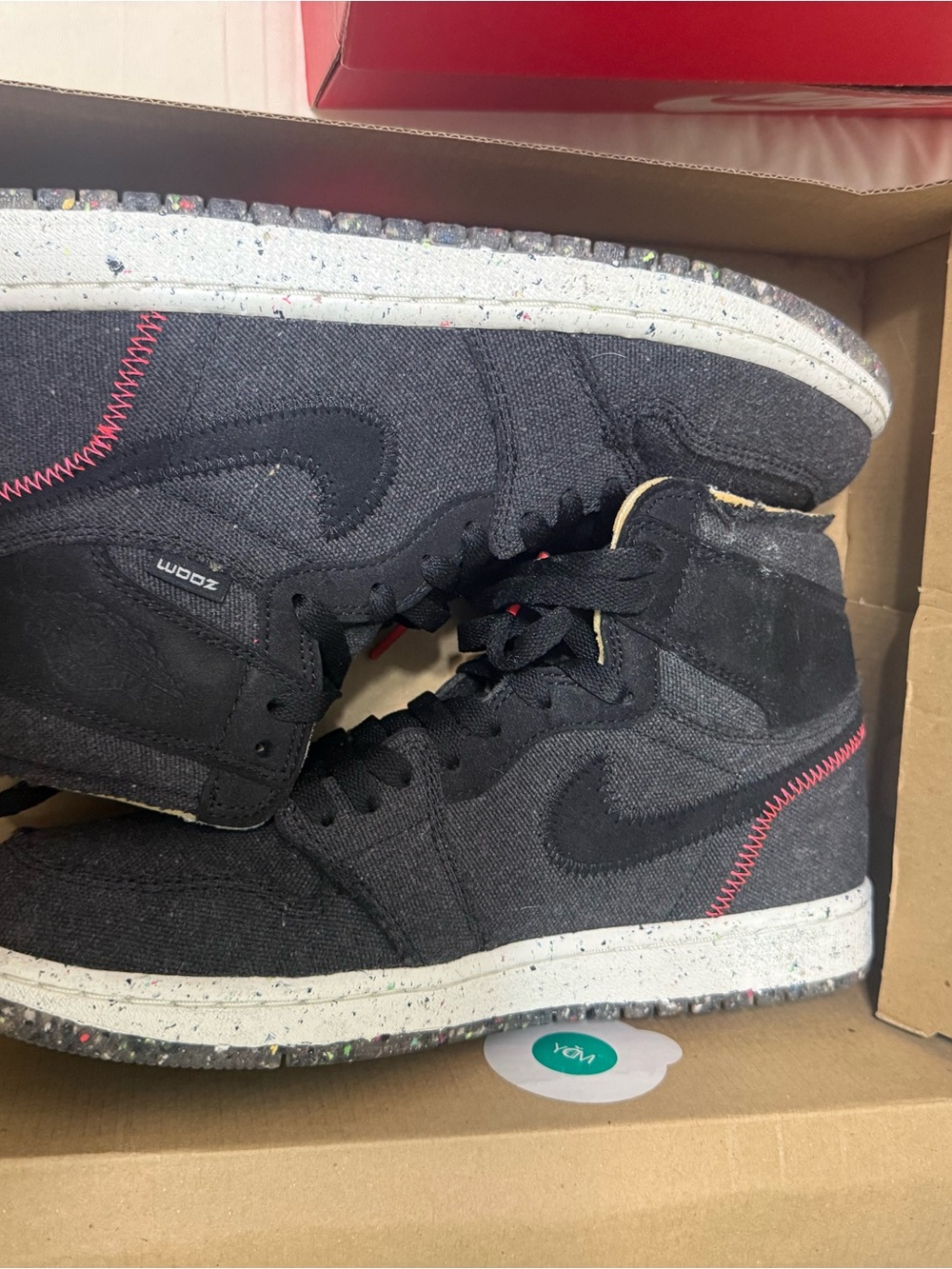 Air Jordan 1 High Zoom “Crater” Sneakers men’s 8